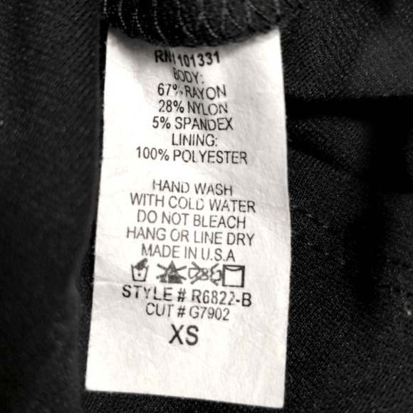 Charlotte Russe Womens XS Bodycon Dress Rayon Blend Black Cutout Mock Neck Club - Picture 5 of 9